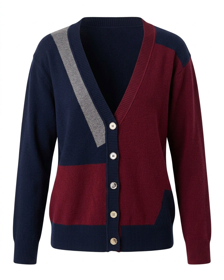 Cardigan scollo a V