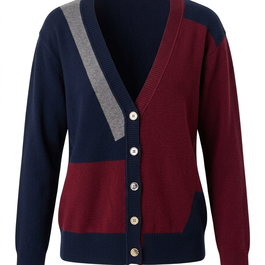 Cardigan scollo a V