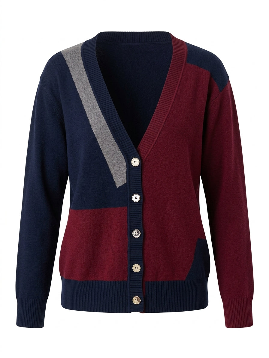 Cardigan scollo a V