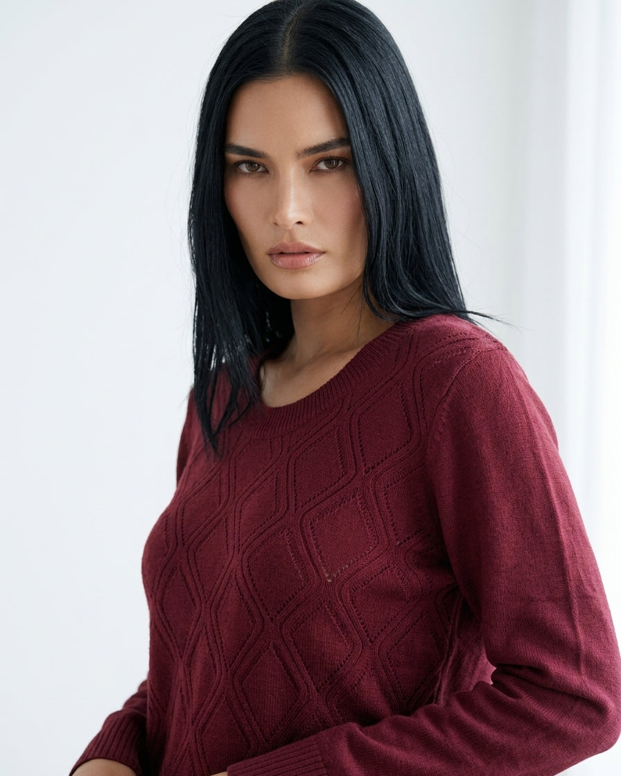 Maglia Girocollo rombi