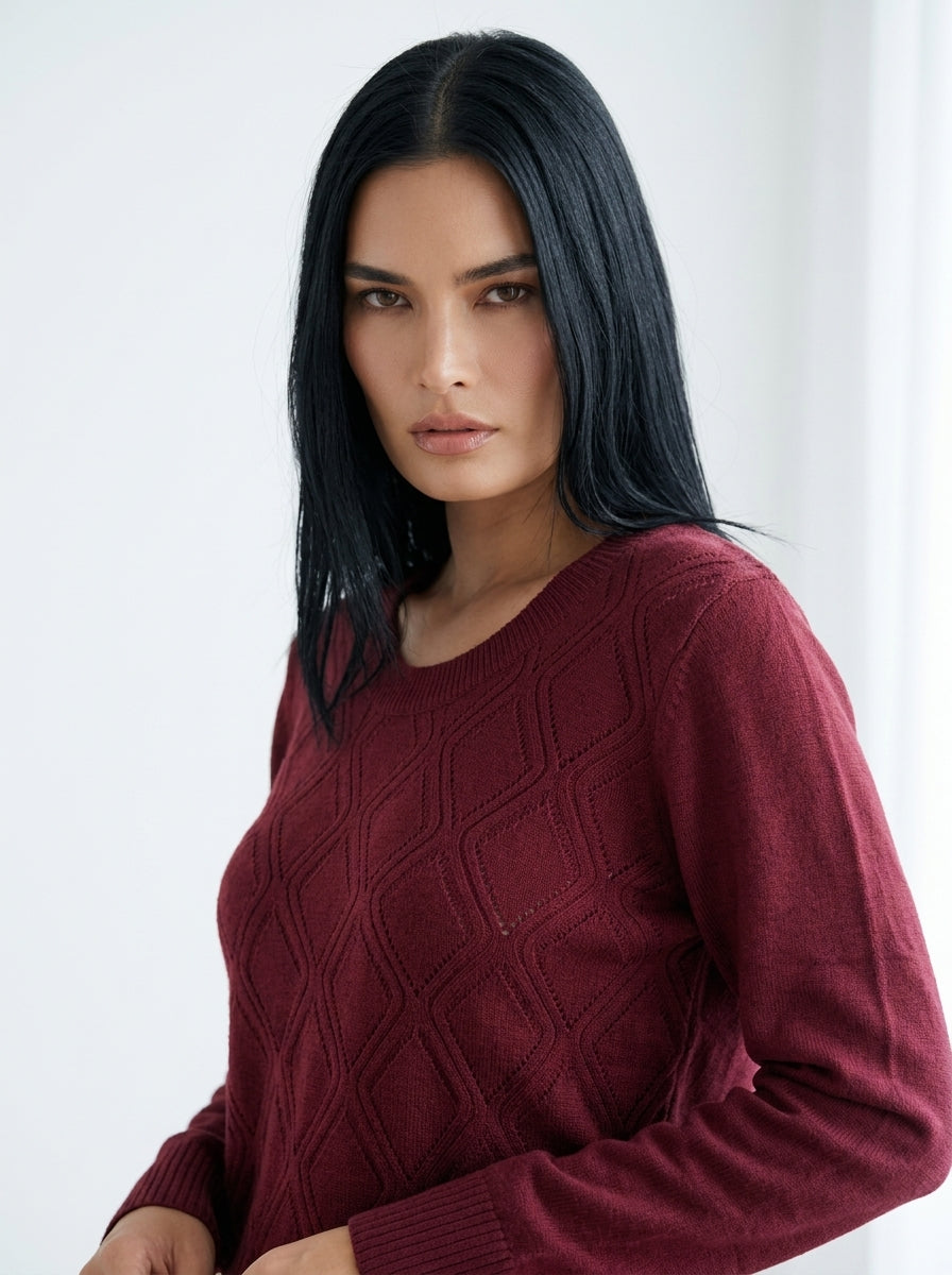 Maglia Girocollo rombi