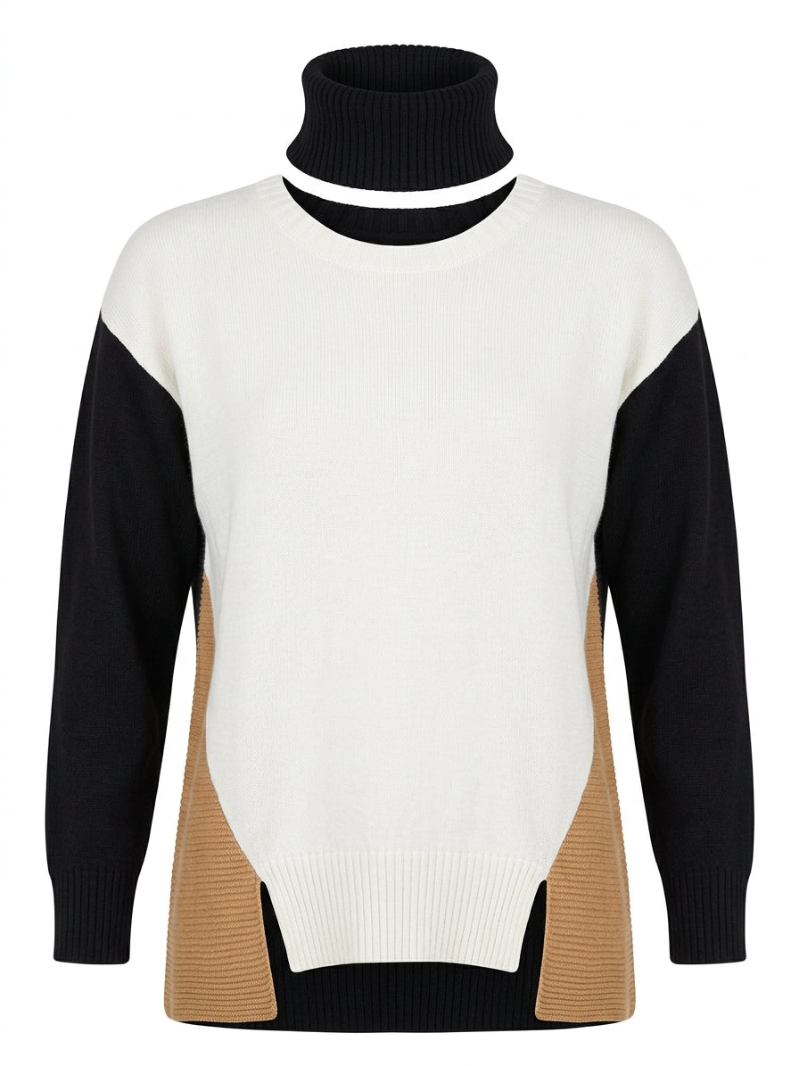 Maglia girocollo linea a scatola
