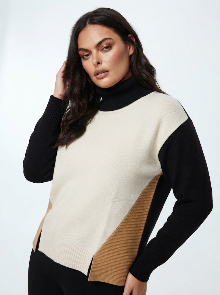Maglia girocollo linea a scatola