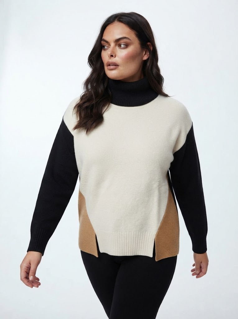 Maglia girocollo linea a scatola
