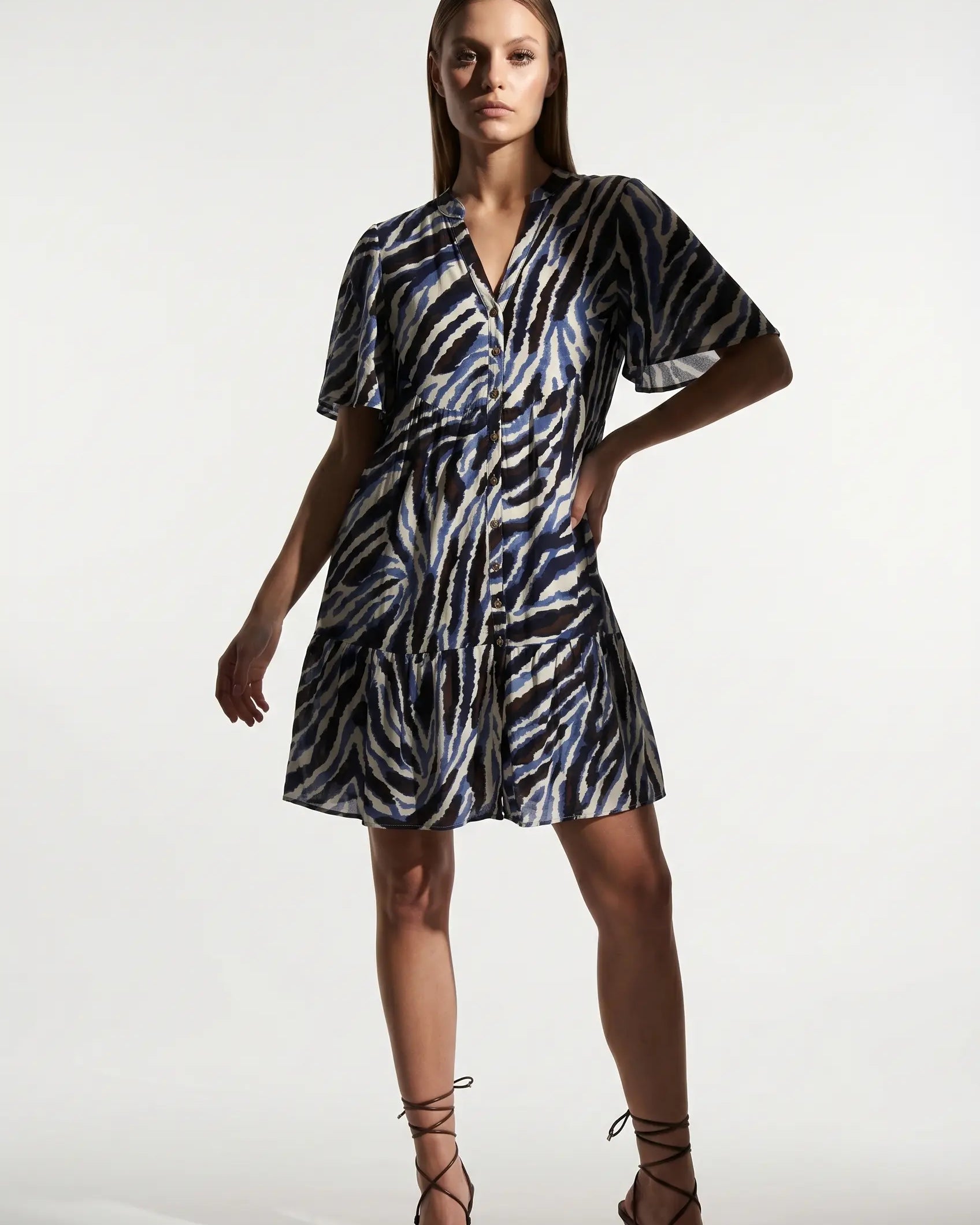 Abito Chemisier Zebra-Glam DORABELLA