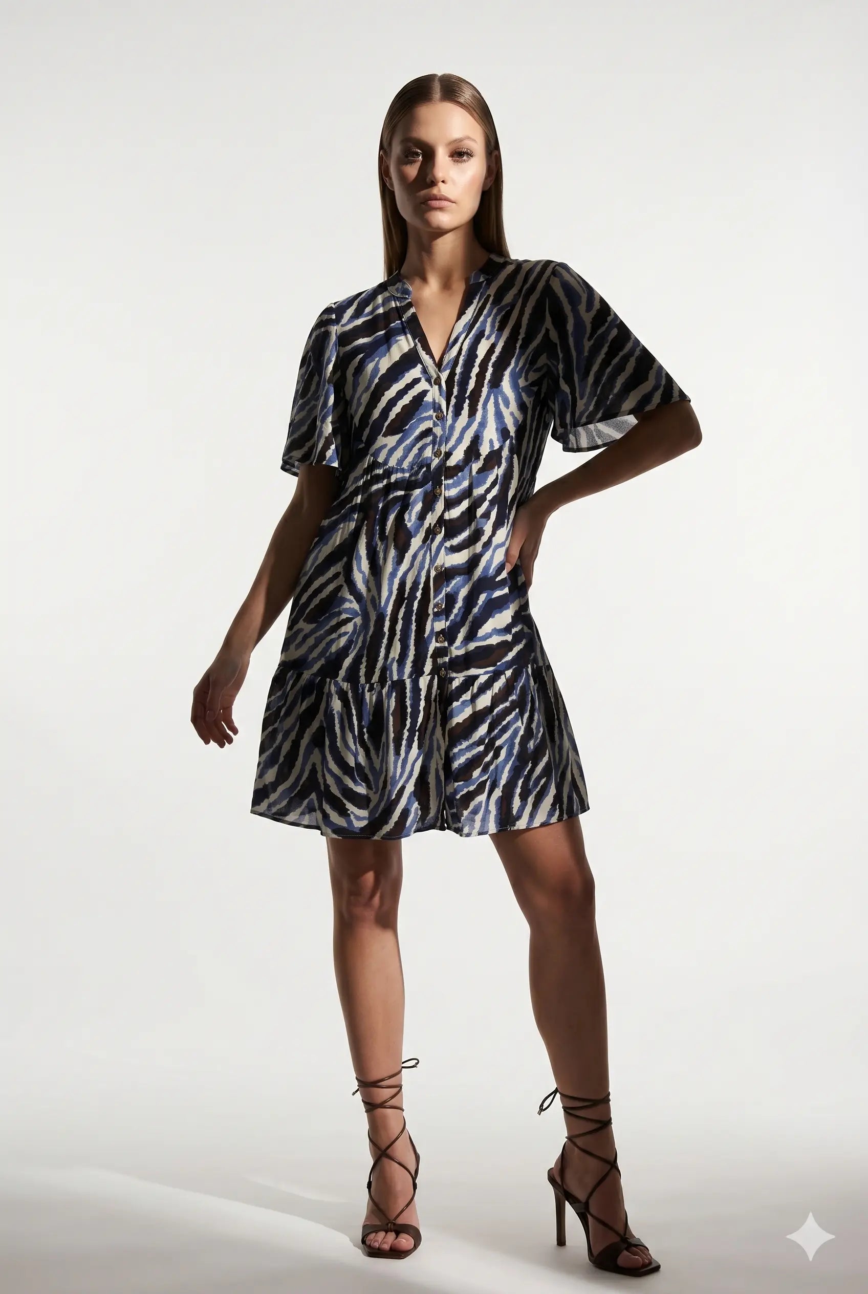Abito Chemisier Zebra-Glam DORABELLA