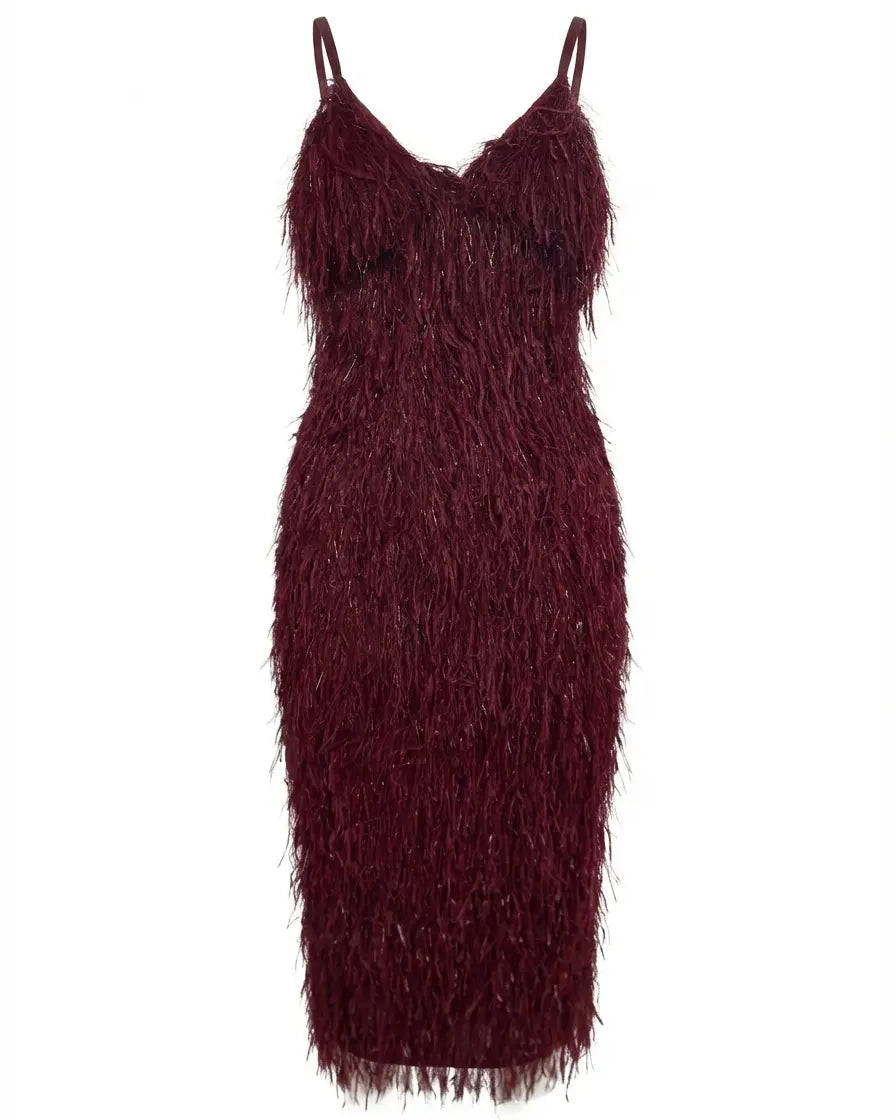 Abito Midi Sparkling Fringe IRONICA