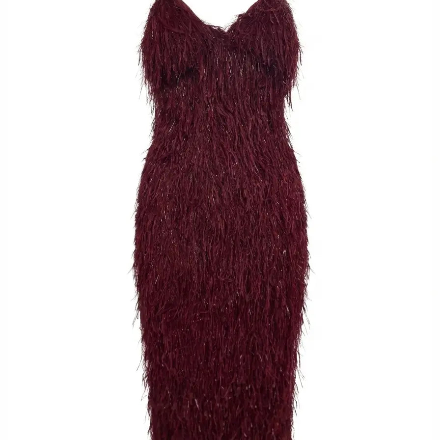 Abito Midi Sparkling Fringe IRONICA