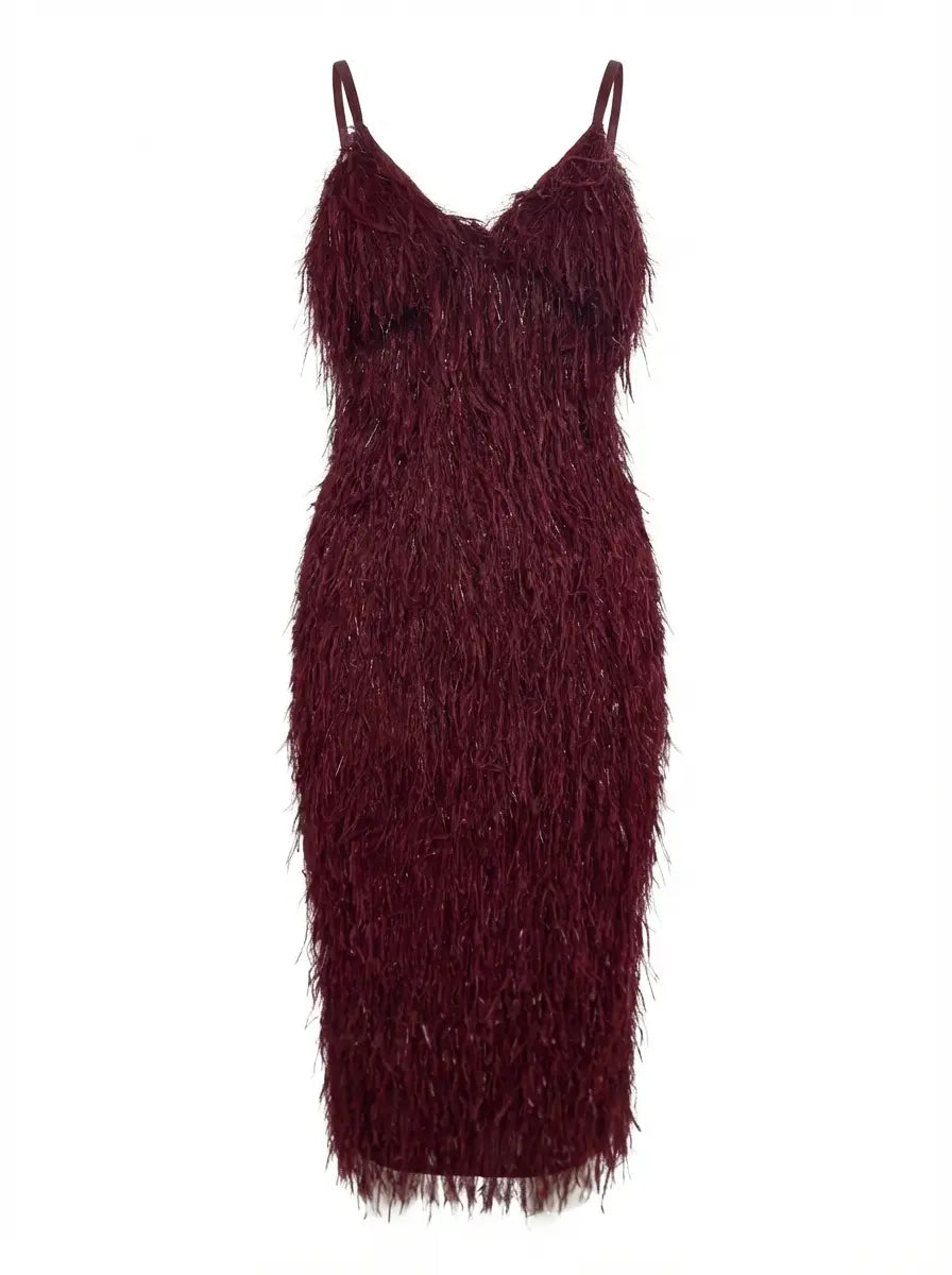 Abito Midi Sparkling Fringe IRONICA