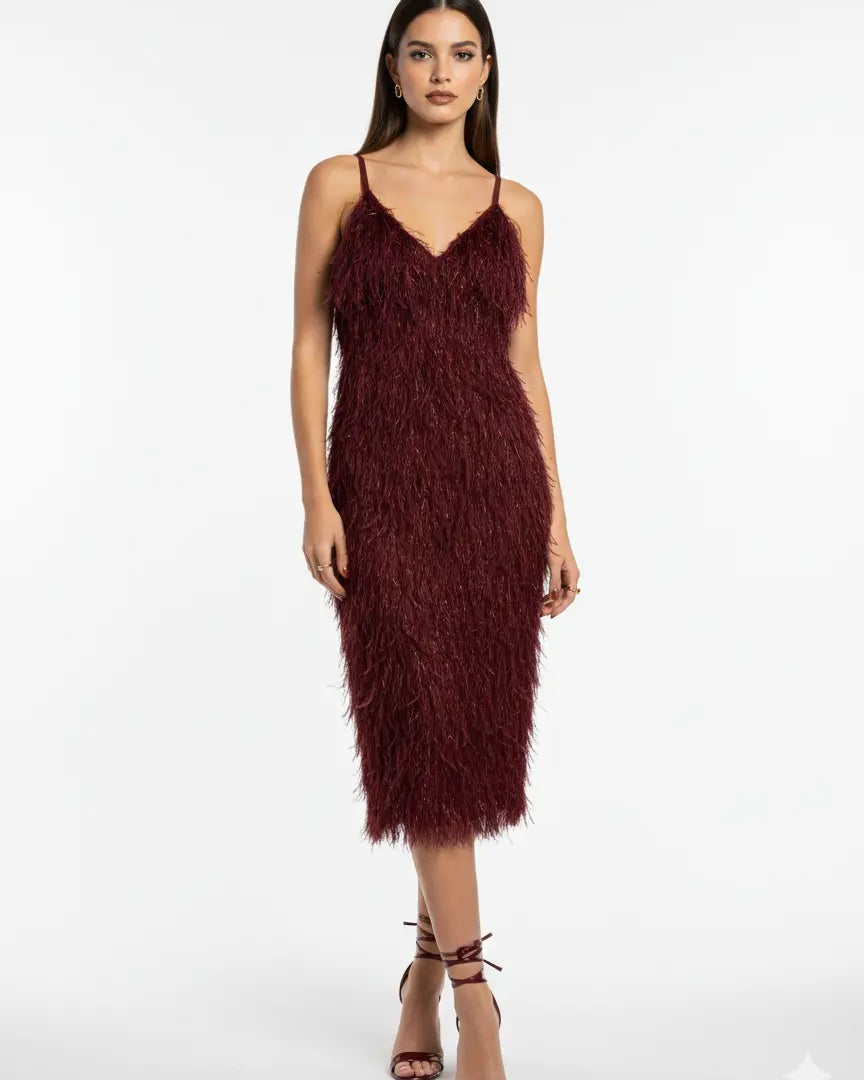 Abito Midi Sparkling Fringe IRONICA