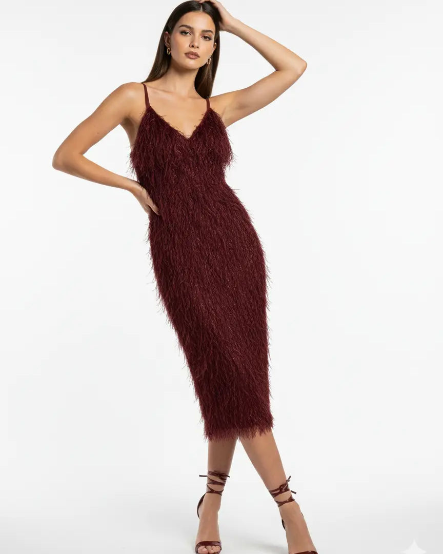 Abito Midi Sparkling Fringe IRONICA