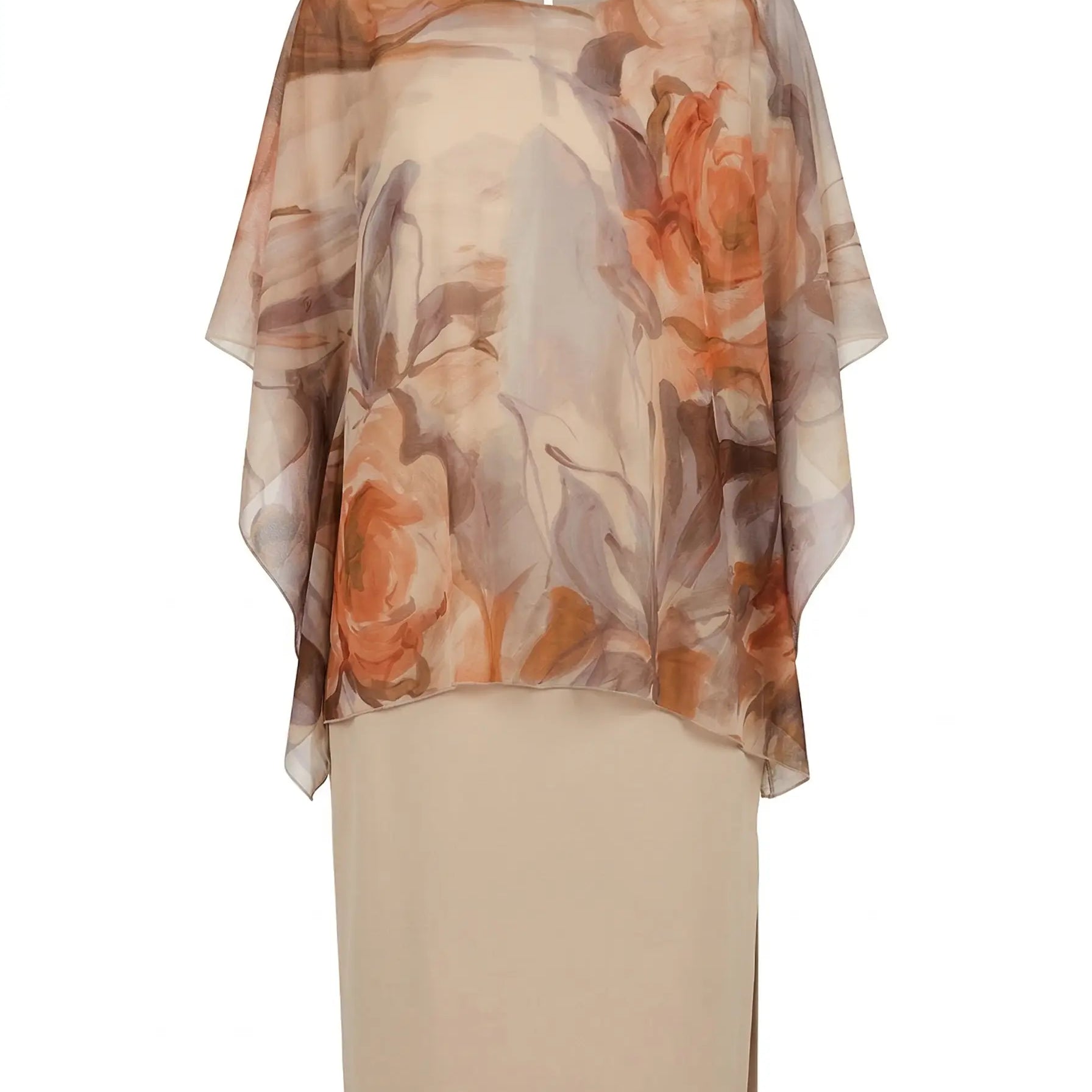 Abito bi-materiale DORABELLA