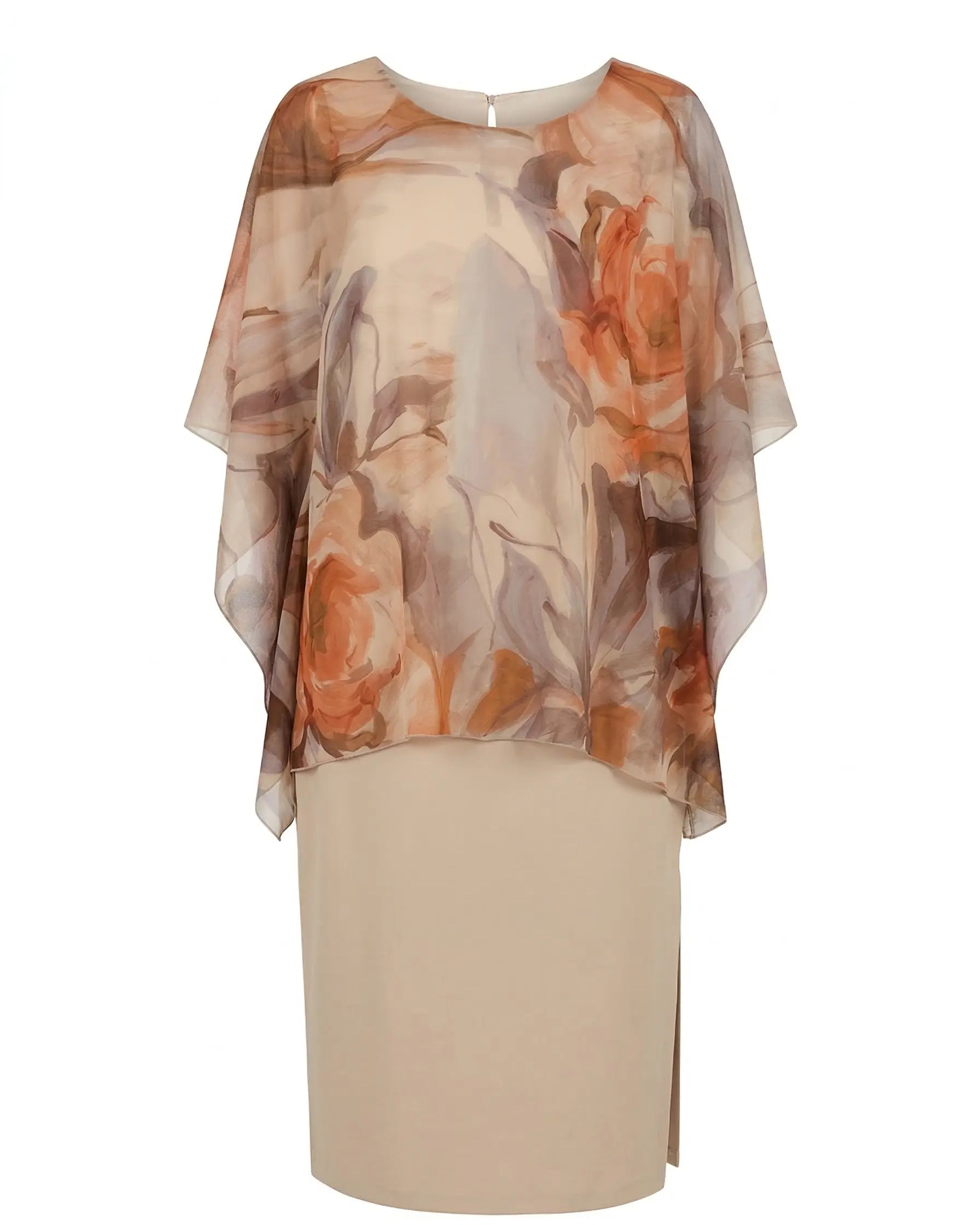 Abito bi-materiale DORABELLA