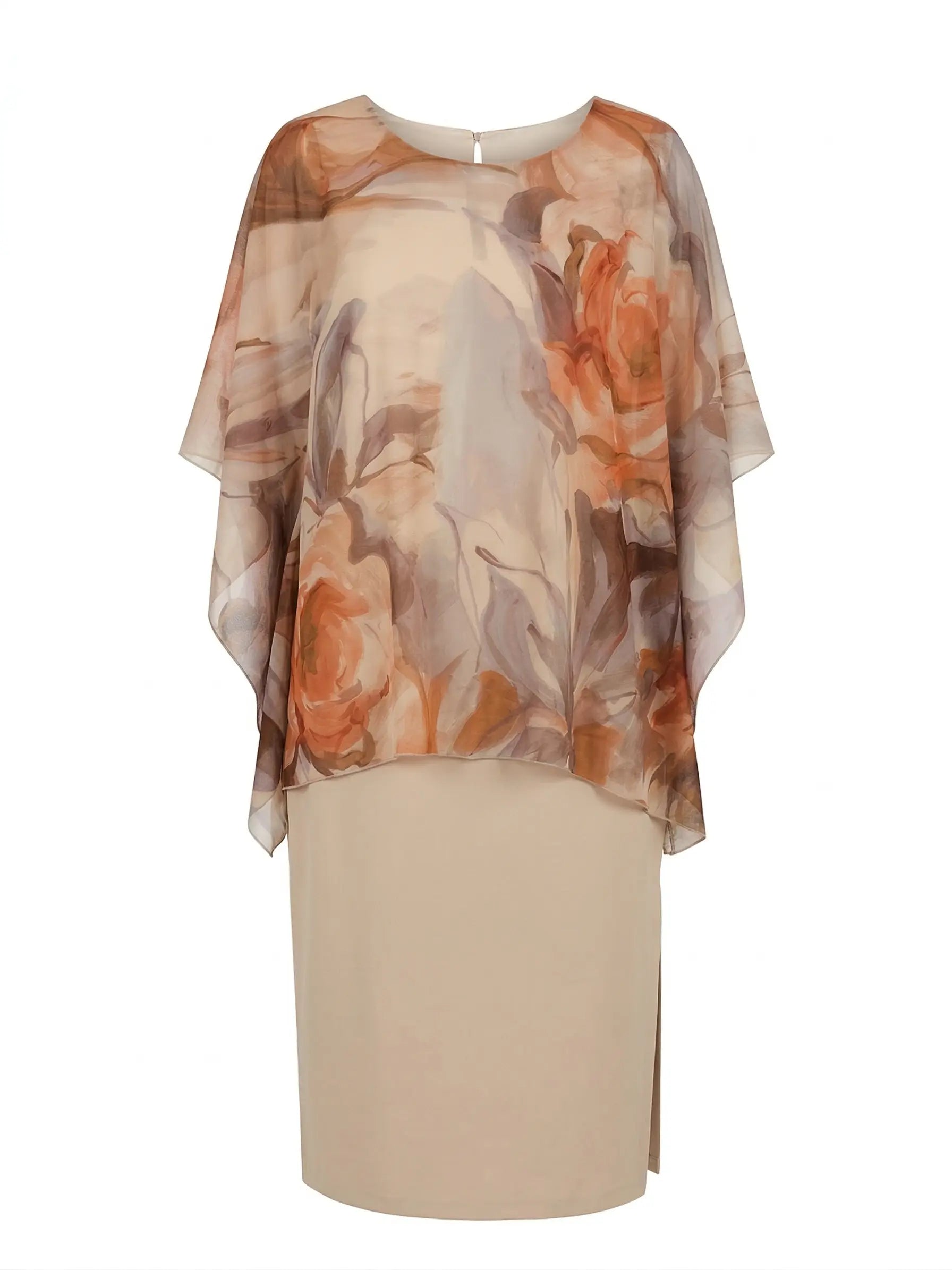 Abito bi-materiale DORABELLA