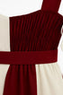 Abito bicolor con cintura in vita Unica by Dorabella