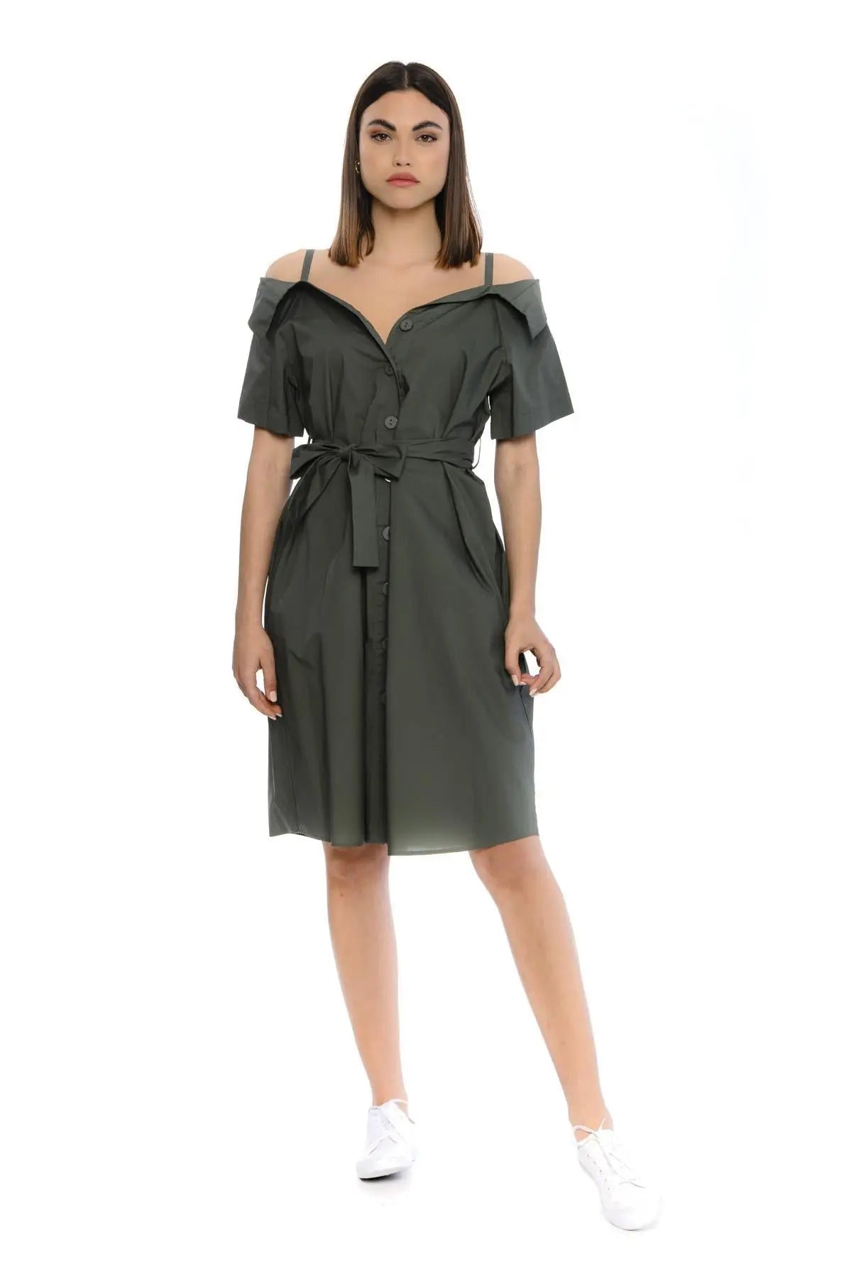 Abito chemisier MILITARE IRONICA XL