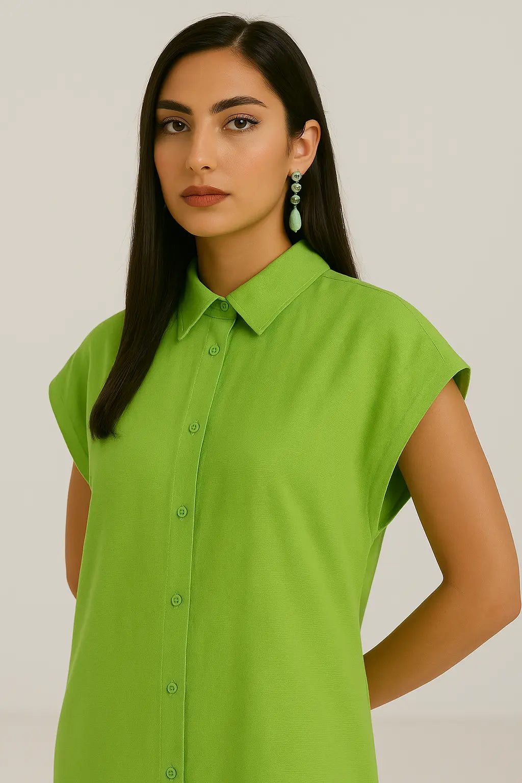 Abito chemisier PISTACCHIO IRONICA