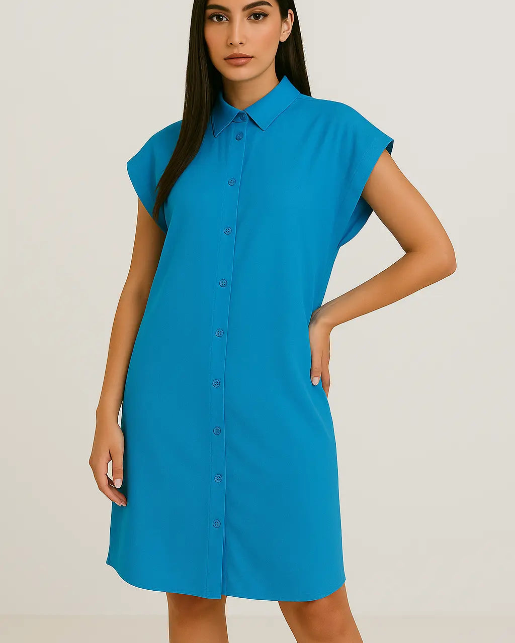 Abito chemisier TURCHESE IRONICA