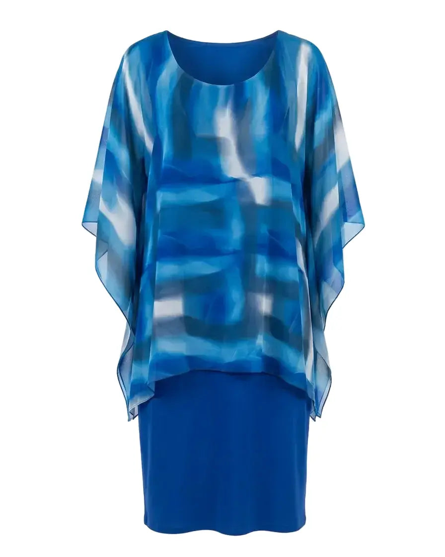 Abito combinato con blusa fantasia DORABELLA PIU'