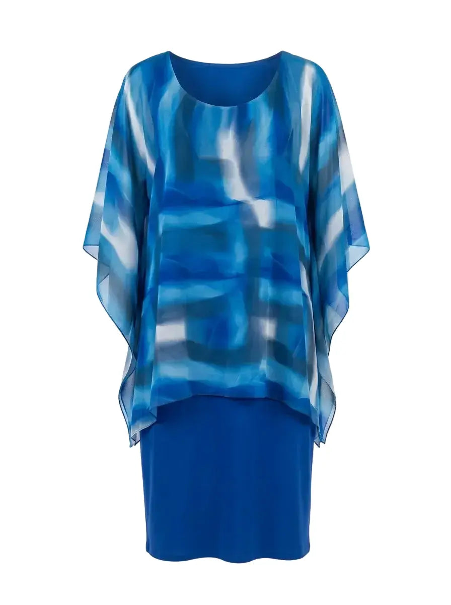 Abito combinato con blusa fantasia DORABELLA PIU'