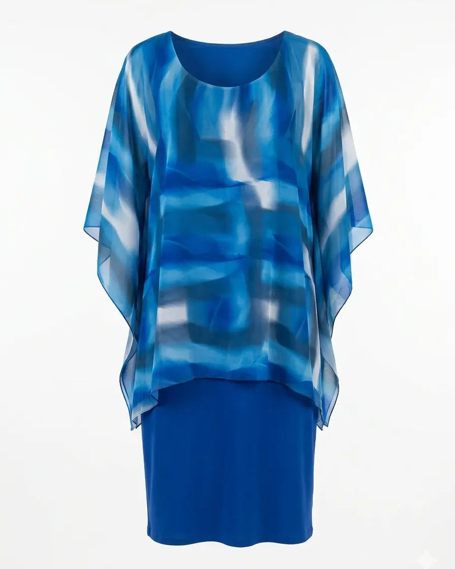 Abito combinato con blusa fantasia DORABELLA PIU'