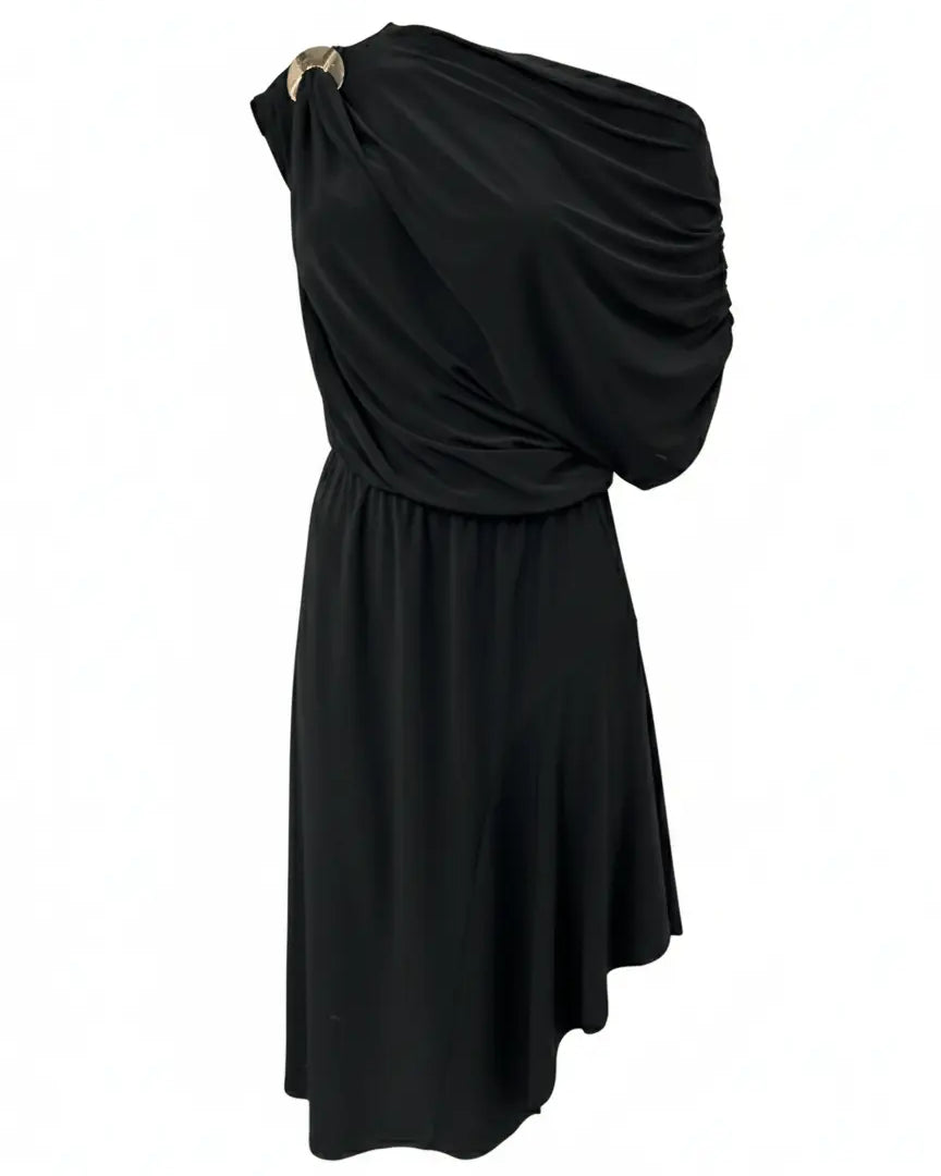 Abito con accessorio metallico DORABELLA