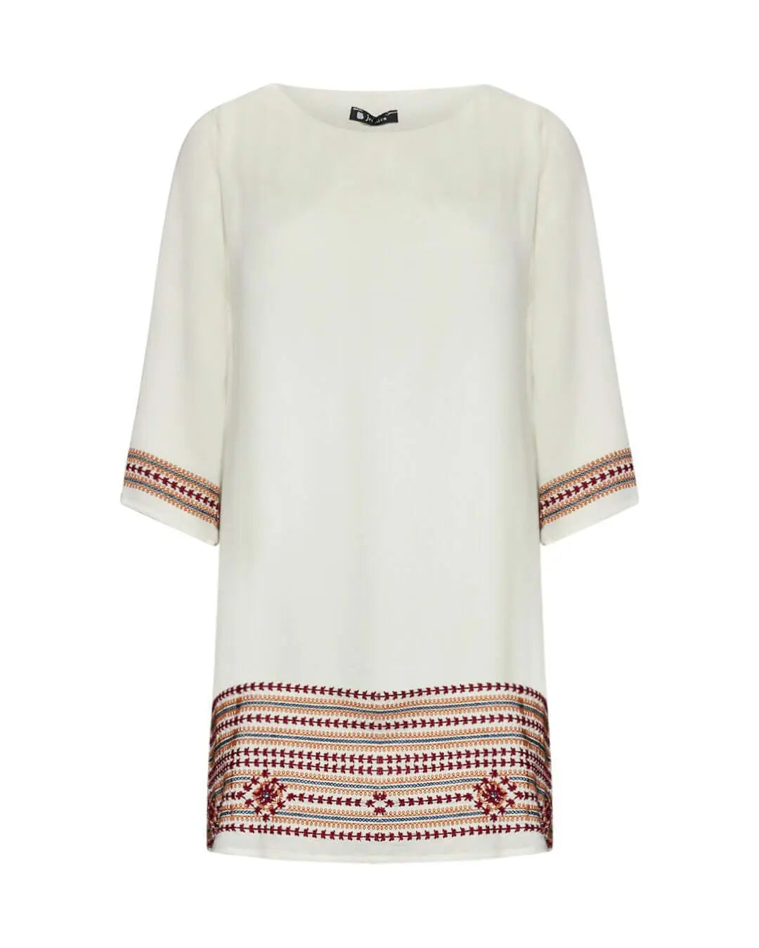 Abito con dettaglio ricamo ECRU IRONICA XL