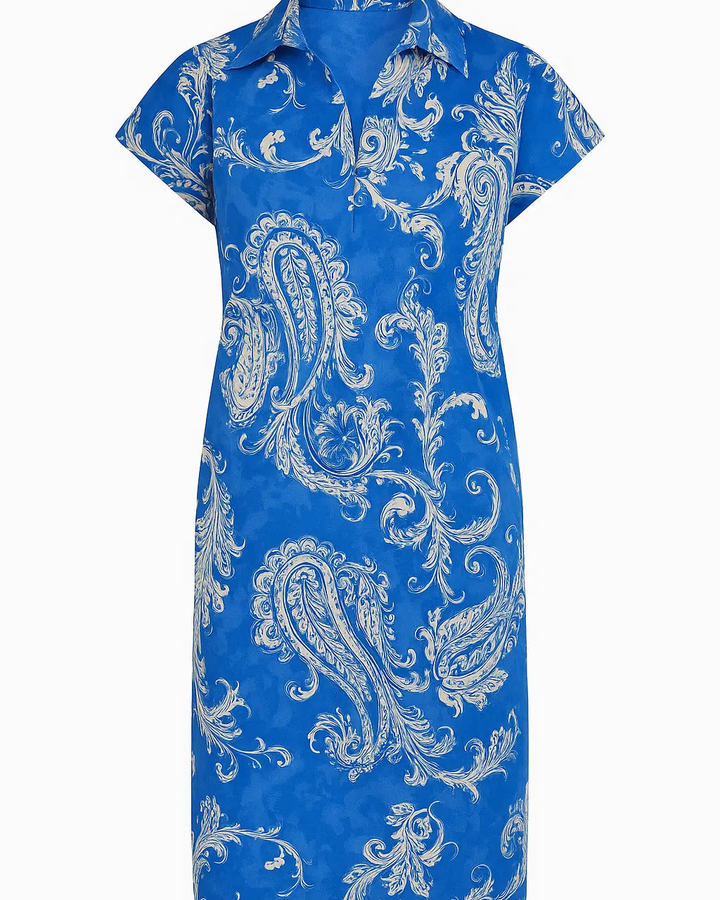 Abito corto con scollo a "V" e bottoncini DORABELLA