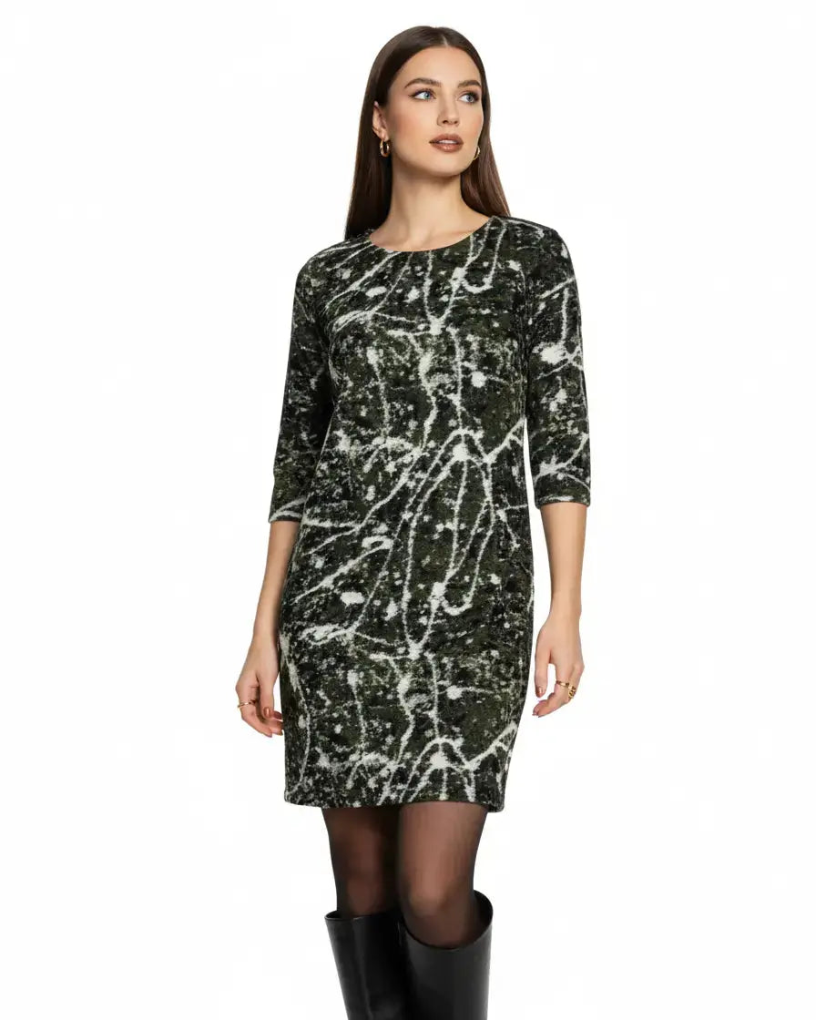 Abito fantasia mimetica VERDE-NERO IRONICA