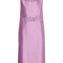 Abito giromanica a tubino in shantung con inserto in pizzo in vita CICLAMINO DORABELLA COUTURE