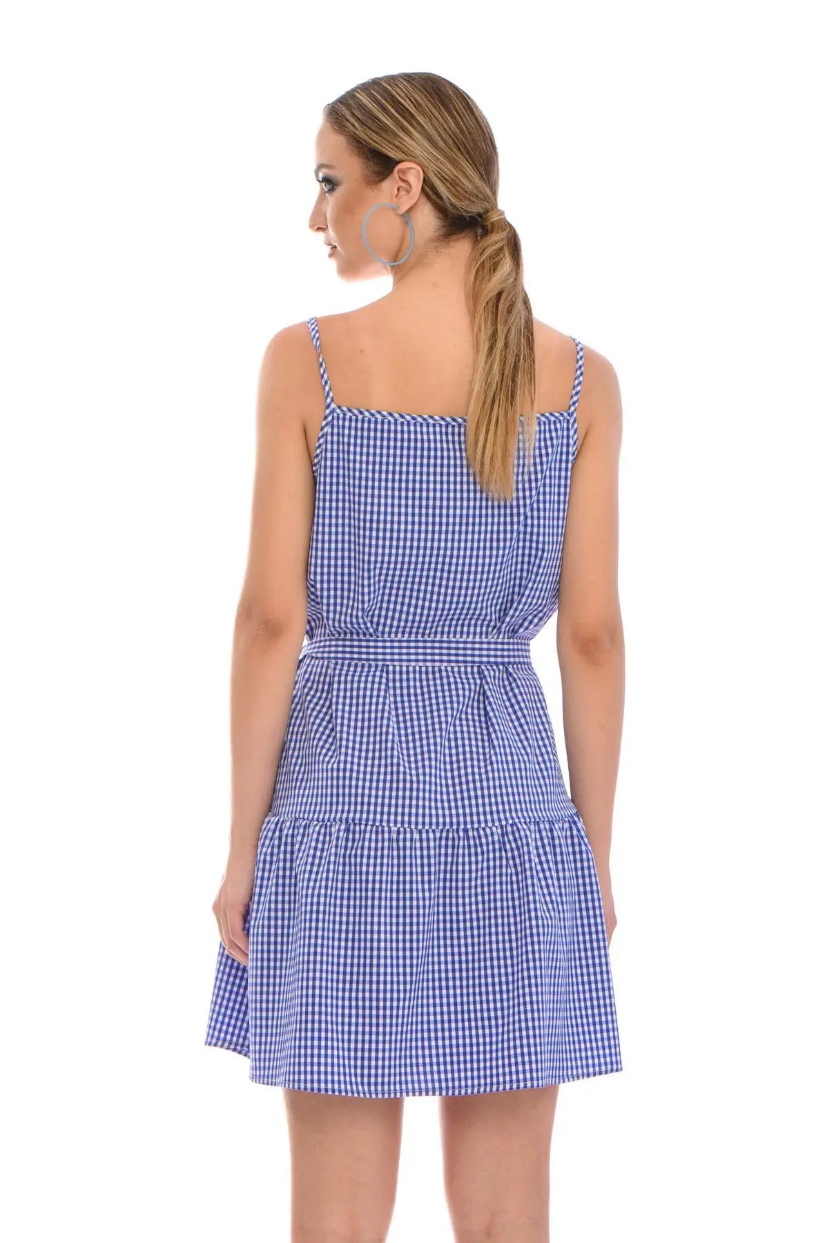 Abito in fantasia BIANCO-BLU IRONICA