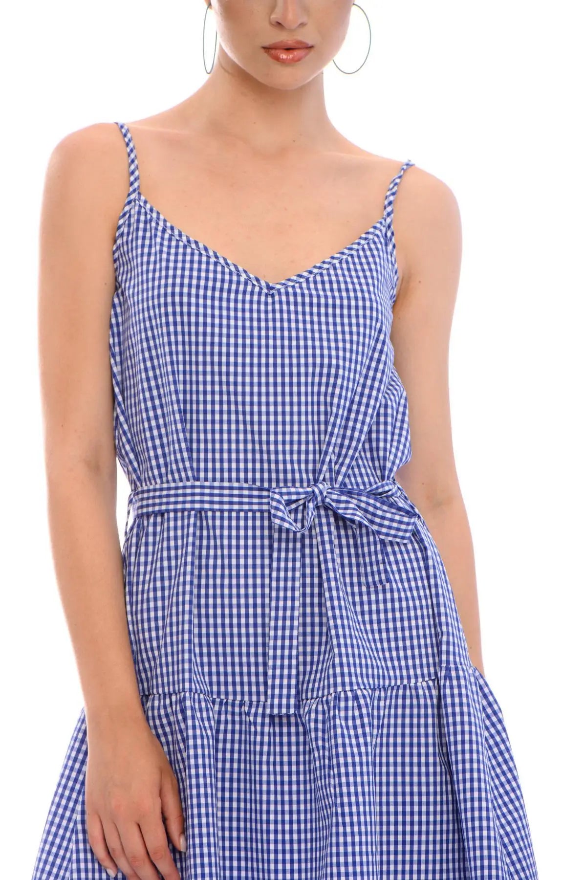 Abito in fantasia BIANCO-BLU IRONICA