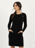 Abito in maglia con bottoni decorativi DORABELLA
