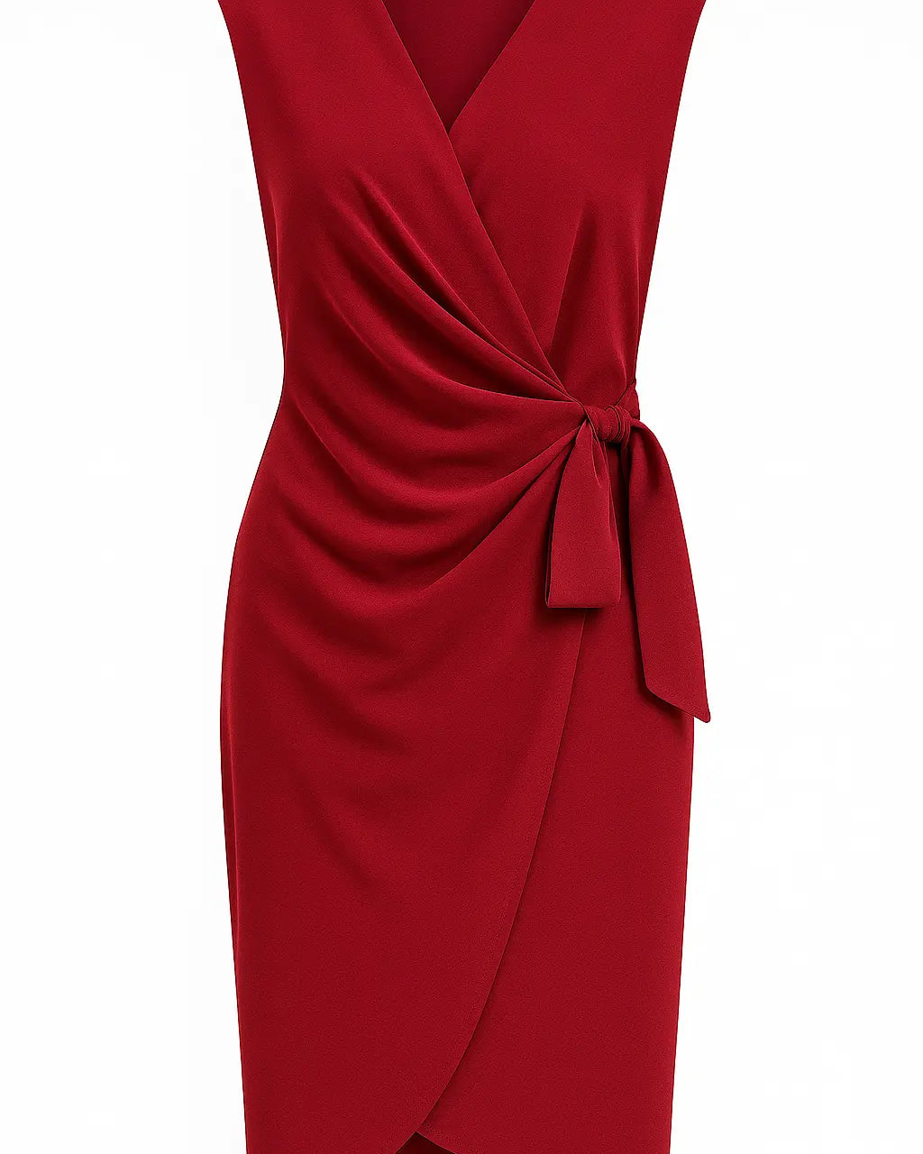 Abito incrociato con scollo a V in tessuto stretch Unica by Dorabella