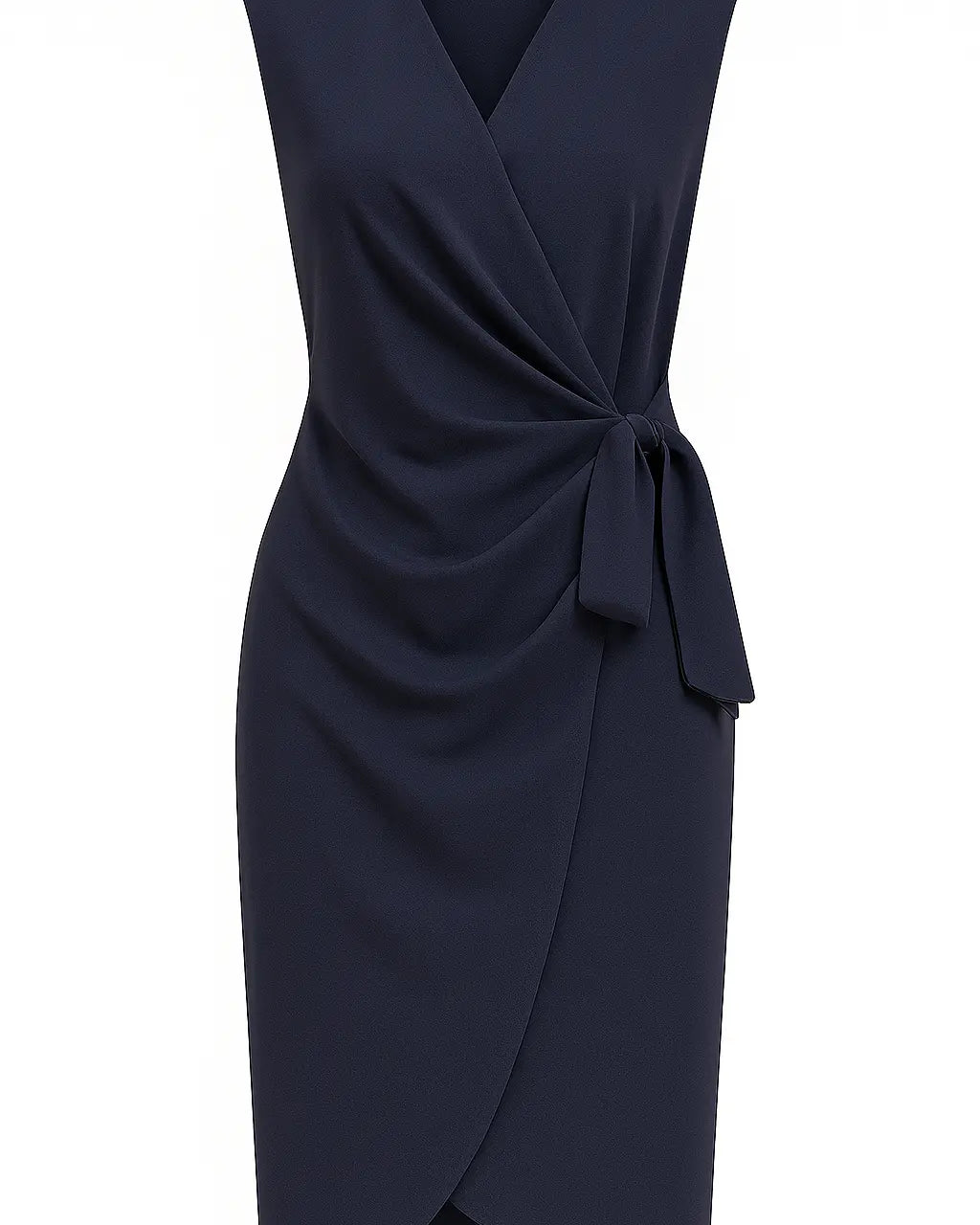 Abito incrociato con scollo a V in tessuto stretch Unica by Dorabella