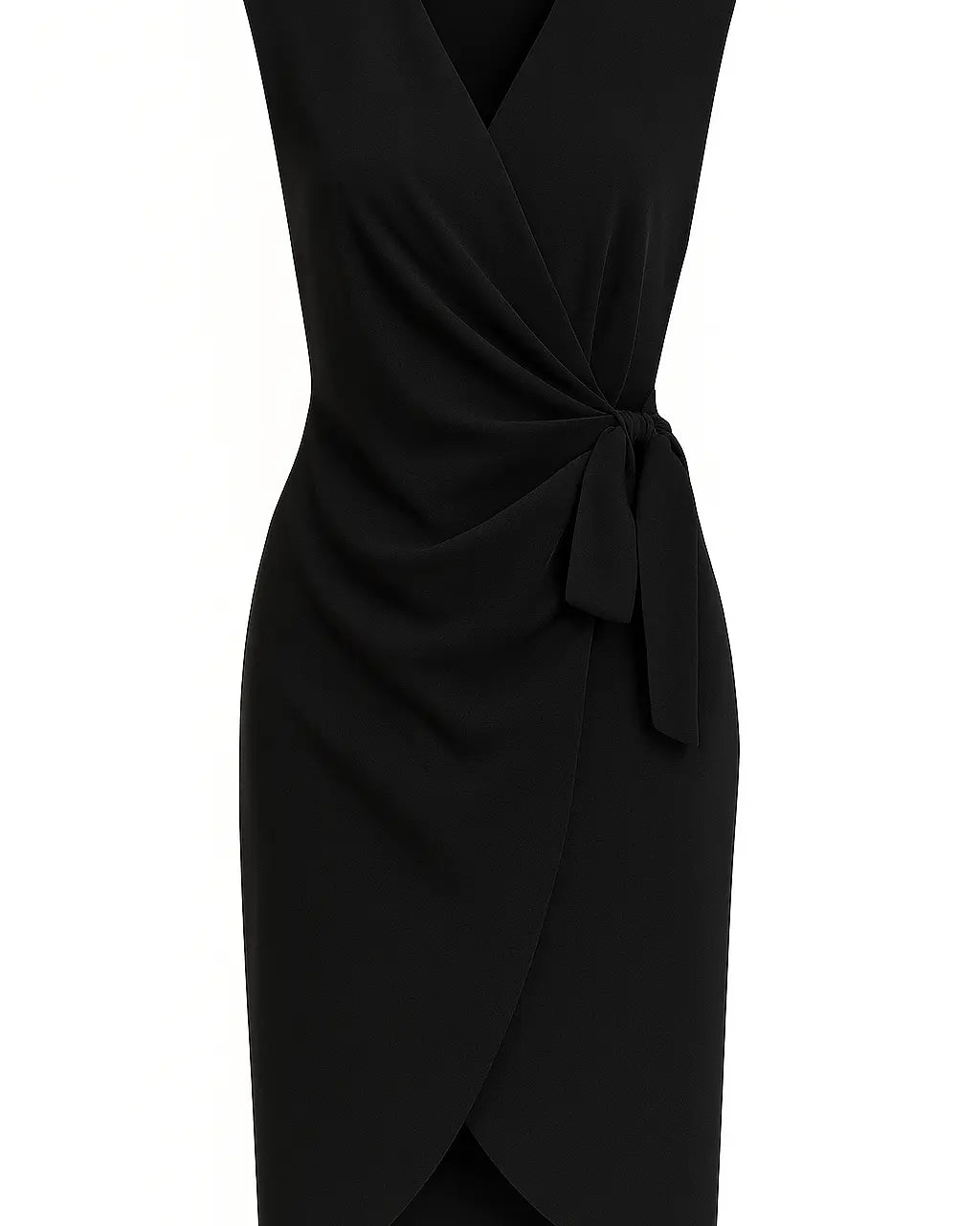 Abito incrociato con scollo a V in tessuto stretch Unica by Dorabella