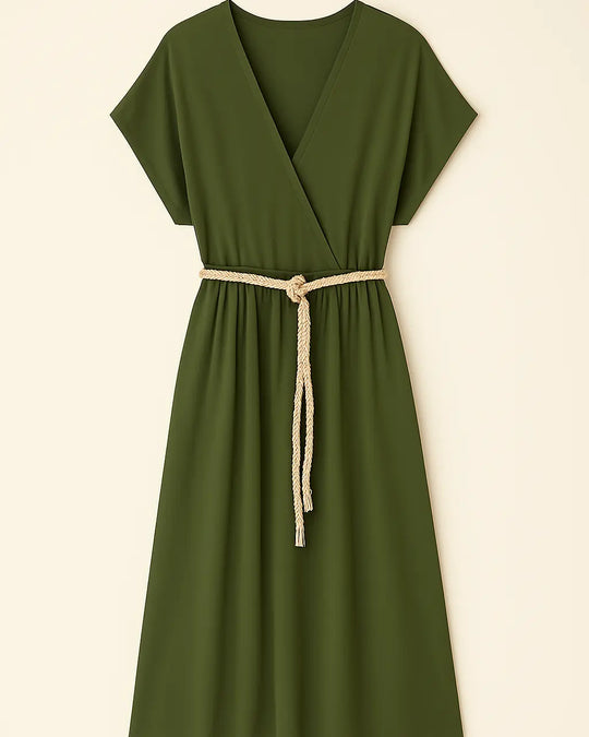 Abito kimono con scollo a V e cintura Unica by Dorabella