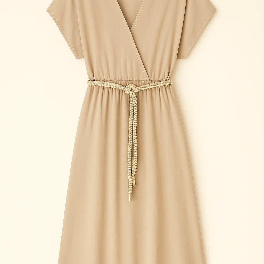 Abito kimono con scollo a V e cintura Unica by Dorabella