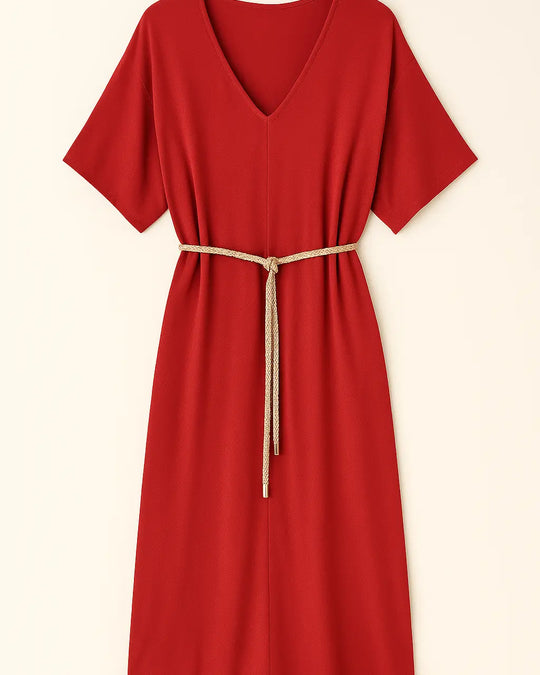 Abito kimono con scollo a V e cintura Unica by Dorabella