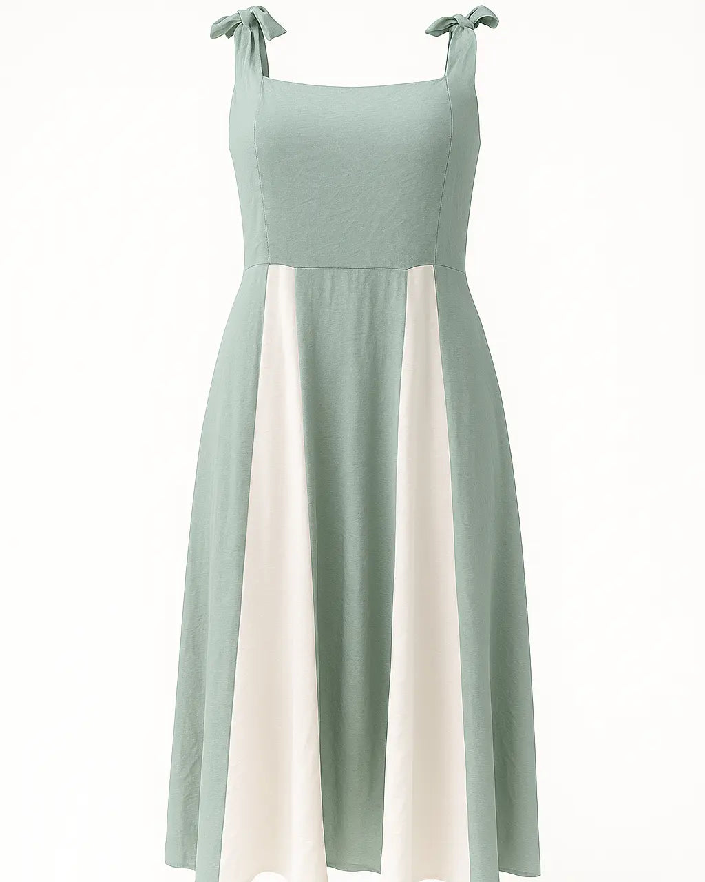 Abito lungo  corpino a fascia e gonna bicolor DORABELLA