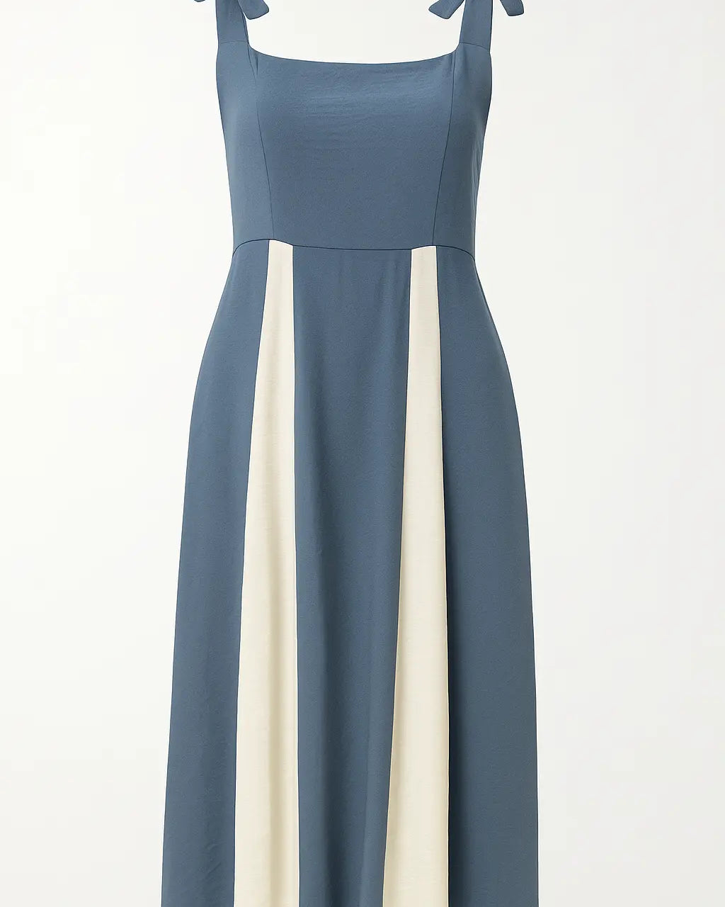 Abito lungo  corpino a fascia e gonna bicolor DORABELLA