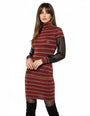 Abito lupetto tulle INDIA-TABACCO IRONICA
