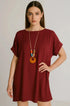 Abito mezza manica con collana accessorio Unica by Dorabella