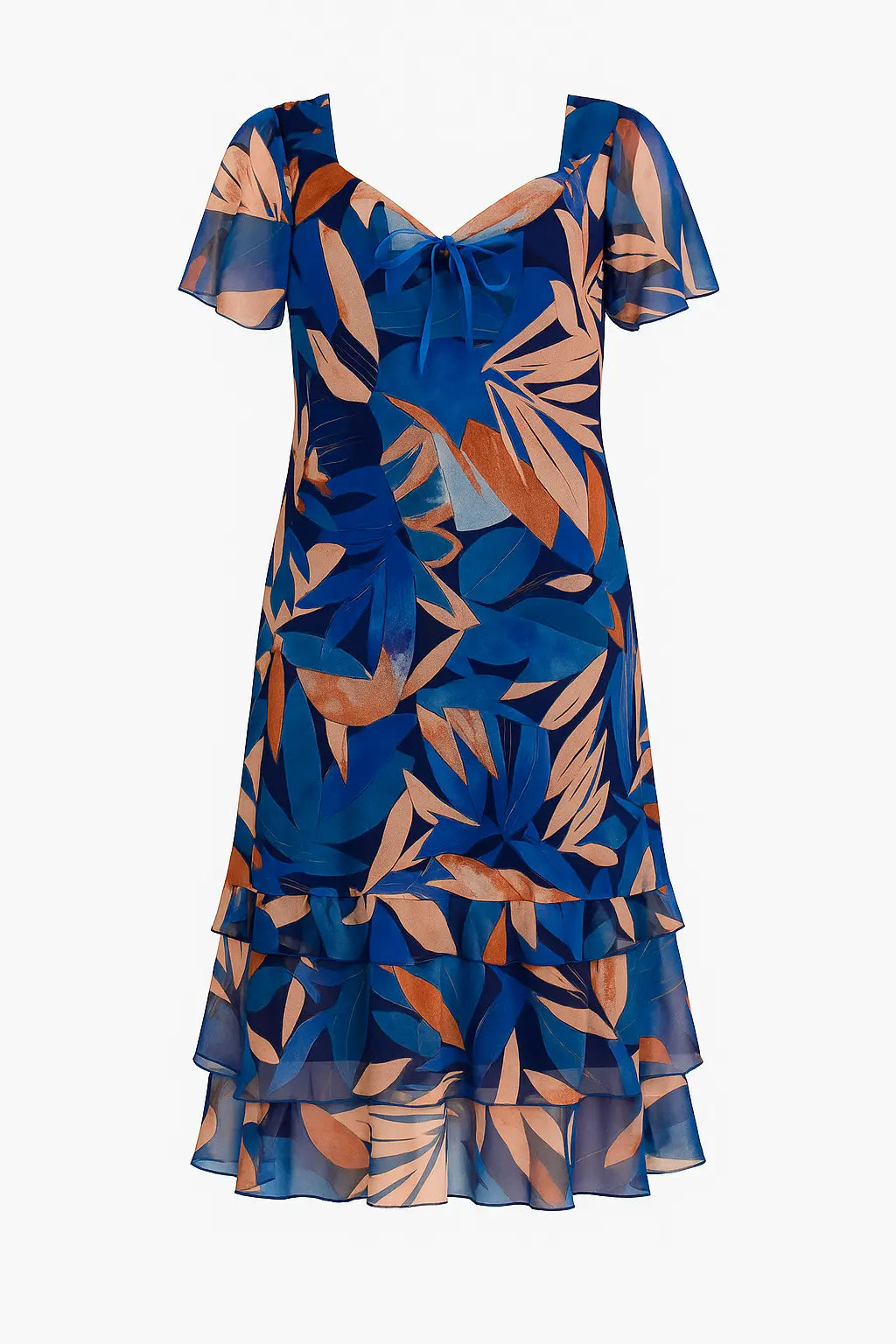 Abito mezza manica fantasia DORABELLA