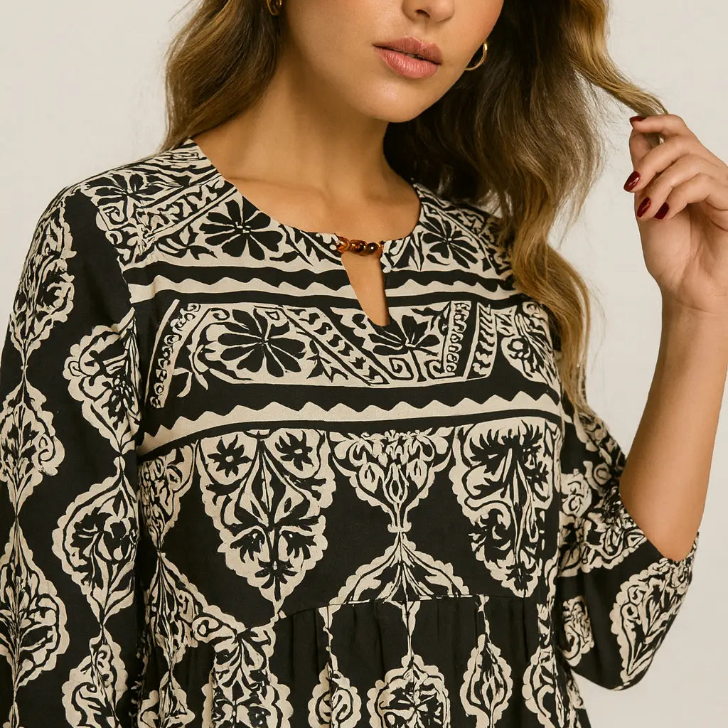 Abito midi con manica 3/4 DORABELLA PIU'