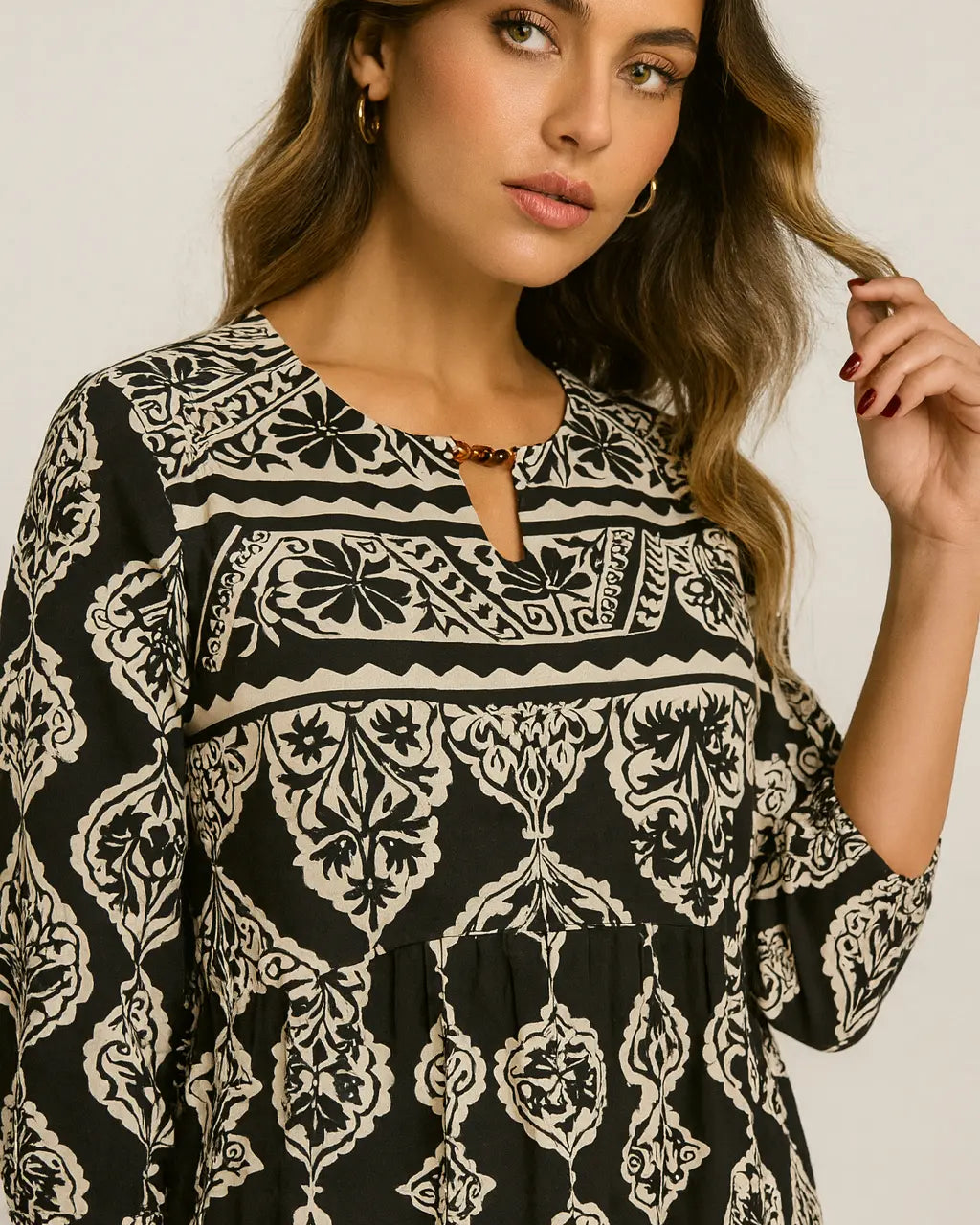 Abito midi con manica 3/4 DORABELLA PIU'