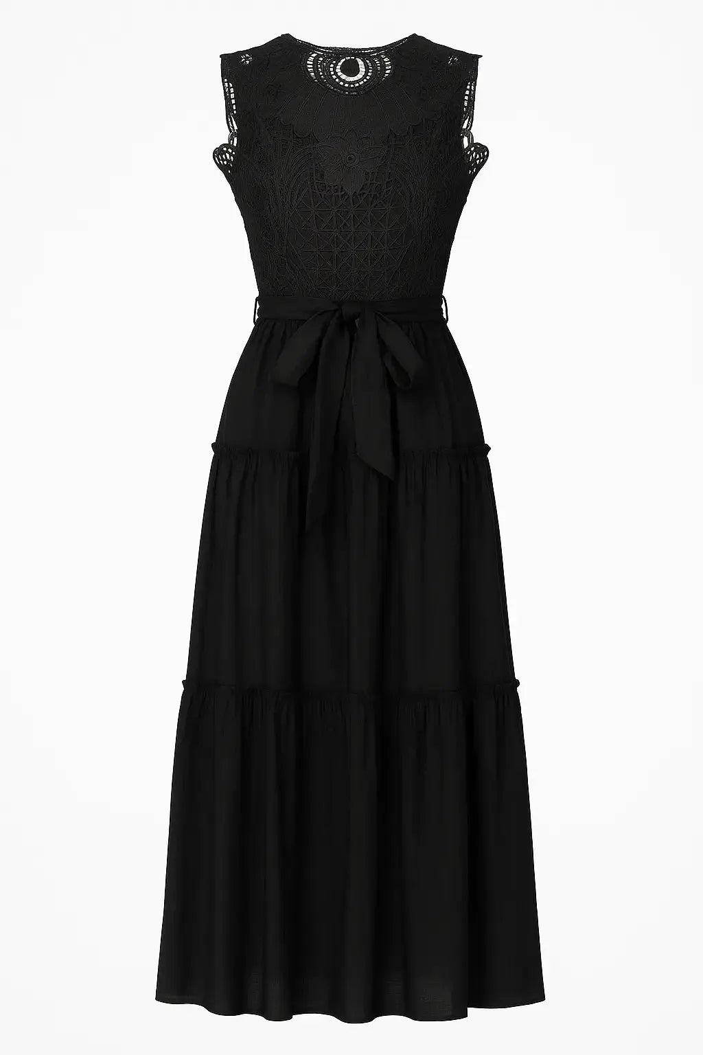 Abito midi in pizzo Unica by Dorabella