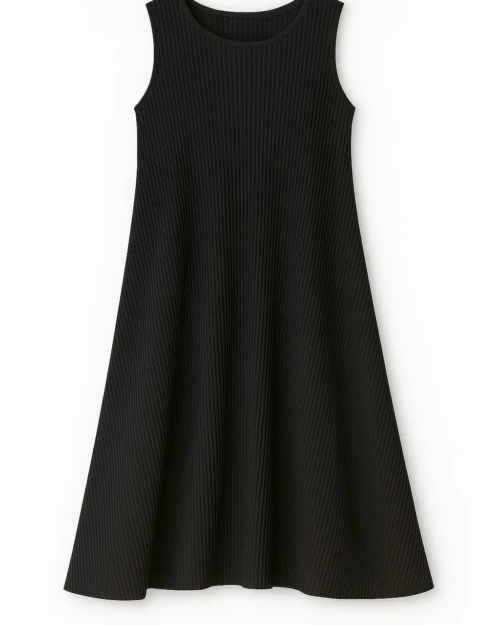 Abito plissettato giromanica Unica by Dorabella Nero-Taglia-Unica-Curvy-fino-alla-54
