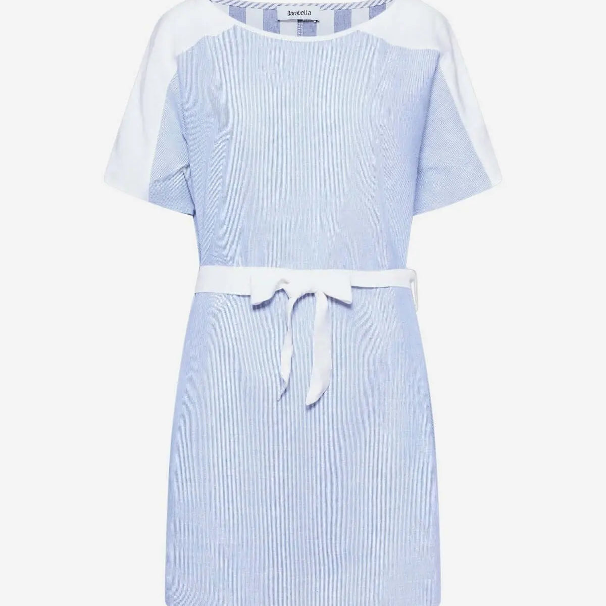Abito righe strette BLU-BIANCO DORABELLA XXL