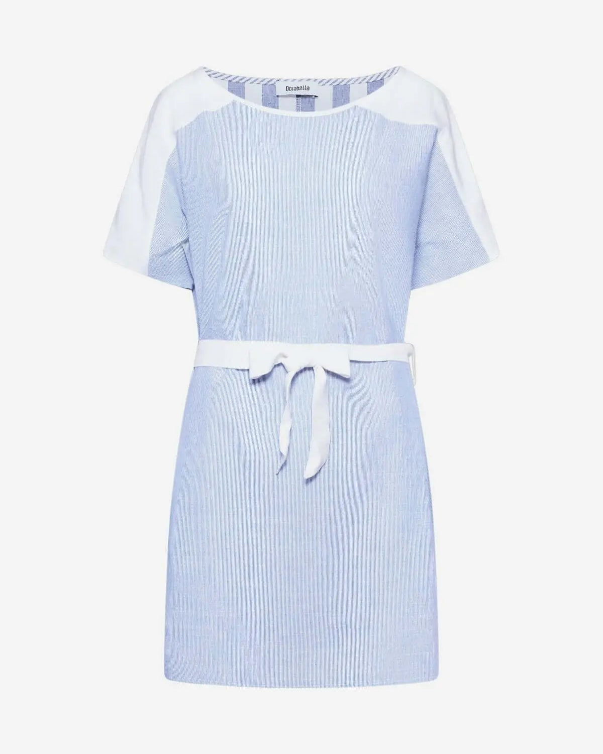 Abito righe strette BLU-BIANCO DORABELLA XXL